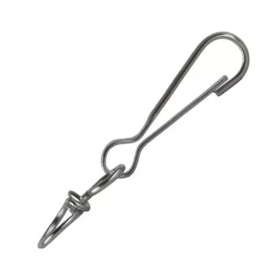 Carabina cu inel 50mm placata cu zinc alb -thumb-3