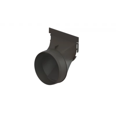 Racord bilateral din plastic cu iesire orizontala D110mm pt rigole Easy3 DN100 H100