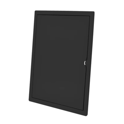 Usa de inspectie AirRoxy 02-809AGR Graphite 300x400 АBS plastic