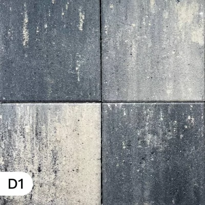 Pavaj D1 40x40x6 alb/negru H-thumb-3