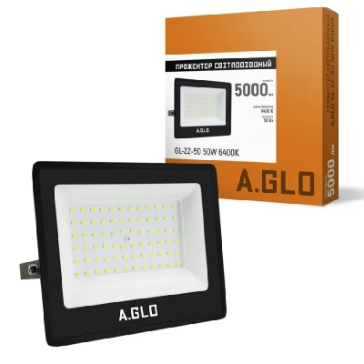 Projector LED 50W 6400K IP65 5000Lm A.GLO Evrosvet
