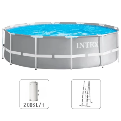 Piscină PRISM FRAME PREMIUM 366х99сm, 8592L cadru metalic, cu pompă de filtrare