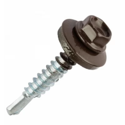 Surub autoforant p/u lemn RAL 8017, 4,8x35_20 buc.