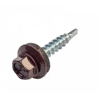 Surub autoforant p/u lemn RAL 8017, 4,8x35_20 buc.-thumb-2
