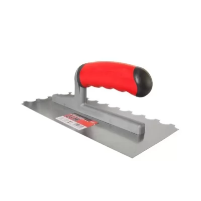 Drisca din inox 130х270мм zimtata 10mm, cu miner bicomp. tip deschis MN-73-341