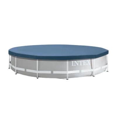 Husă pentru piscine cu cadru metalic rotund, D 366 cm