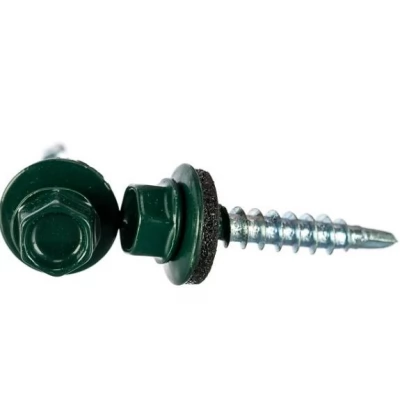 Șurub 4,8x35 autofiletant pe lemn WKRET/ RAL 6005-thumb-3