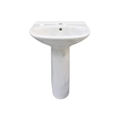Lavoar cu piedestal, 560x440mm, FARO
