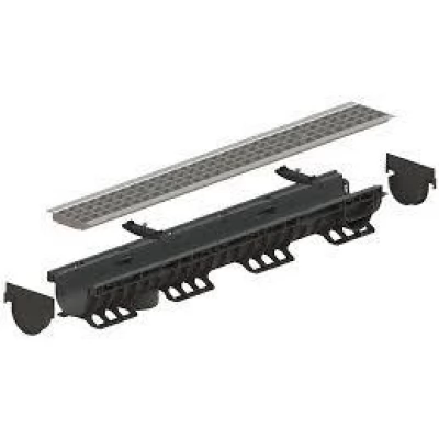 Rigola PP DN100 H120 cu gratar OZ pina la 3 tone-thumb-2