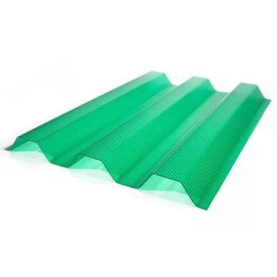 Policarbonat REGALroof Profilat L=1,06x3,0m Verde UV (Italia)
