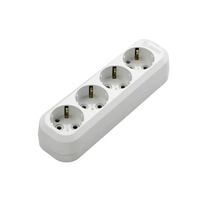 PRIZA EXTERIOARA 4 LOCURI CU PAMINTARE 16A 250V makel (80/20buc.)