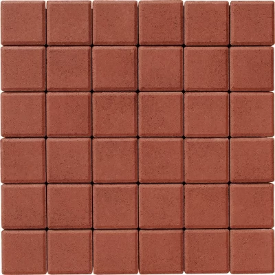 Pavaj Patrat 10x10x4 Rosu-thumb-2
