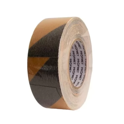Banda adeziva antiderapanta, 25mmx15m, negru-galben