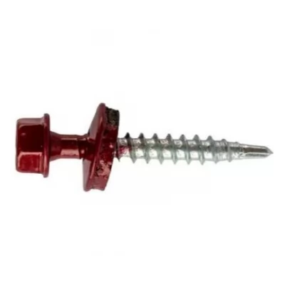 Surub autoforant p/u lemn RAL 3005, 4,8x35_20 buc.-thumb-2