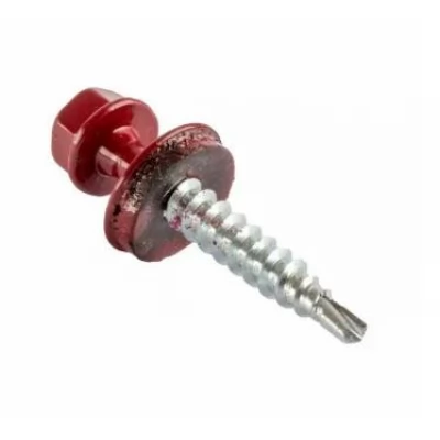 Surub autoforant p/u lemn RAL 3005, 4,8x35_20 buc.-thumb-3
