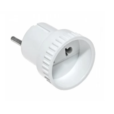 Adaptor 1 priza 2P 6A 230V alb 1000kW