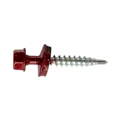 Surub autoforant p/u lemn RAL 3005, 4,8x70_20 buc.-thumb-3