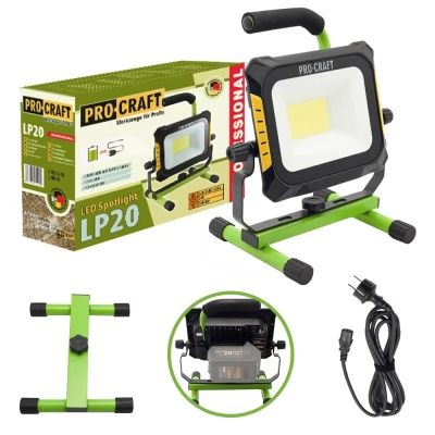LP20 Lampa pe acumulator Procraft (fara acumulator si incarcator)