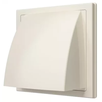 Priza de perete cu clapeta antiretur 15x15 d.125 Ivory
