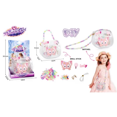 Kit de confecționare brățări într-o geantă „Fox”