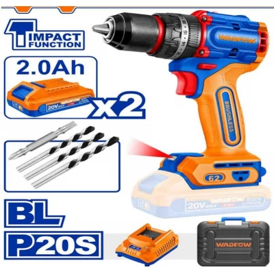 Masina gaurit/insurubat impact cu acumulator 20.0V