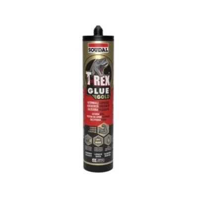 Soudal Adeziv de montajPolim-Hibrid Alb T-Rex Gold 290ml