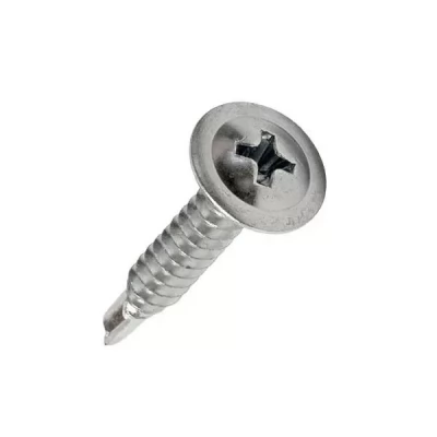 Șurub autoforant cu cap plat și șaibă, pe metal/ WFS 4.2x13