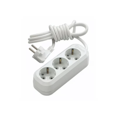 PRELUNGITOR 3 LOCURI CU PAMINTARE 16A 250V 3M makel (48/12buc.)