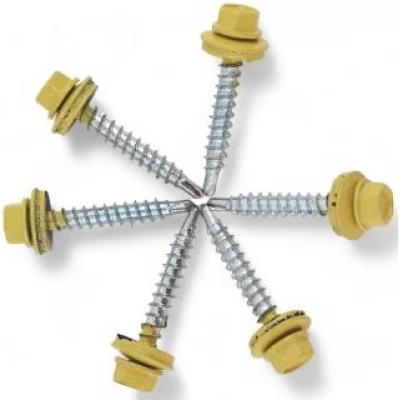 Șurub 4,8x25 autofiletant pe metal/ RAL 1002-thumb-2