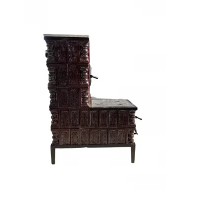 SOBA 5 Rinduri tip cizma cuptor sticla mijloc usa sticla evacuare lateral maro-thumb-3