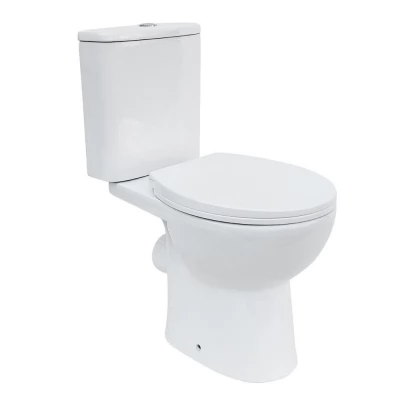 Vas WC compact Nomi Dea Rimless alim. infer. orizontal Soft close PP