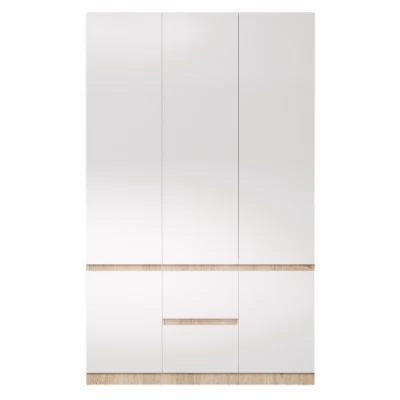 Dulap pentru haine Bayro Harmony 1500x2200x550 cu sertare sonoma