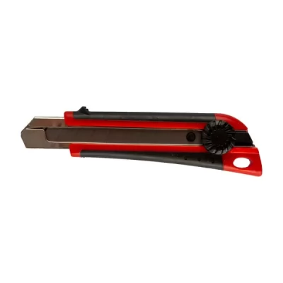 Cutter 18mm cu sina metalica, blocare surub maner din doua componente