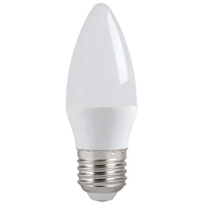 Bec LED 7W 4200K E27 candle C37 Evrosvet