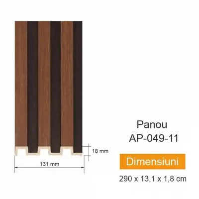 Panou de perete AP 049-11(131x18mm) 10buc