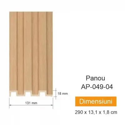 Panou de perete AP 049-04(131x18mm) 10buc