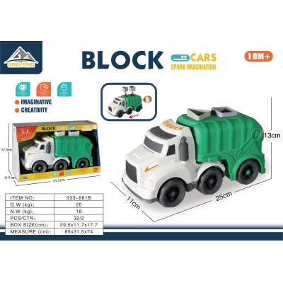 Camion de gunoi din bioplastic 933-861B