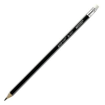Creion simplu cu radiera HONGHU Bamboo HL-25007 1/12 