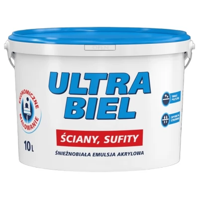 Vopsea acrilica Sniezka Ultra Biel 10L