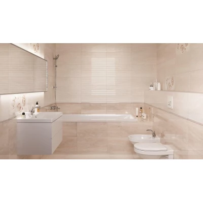 Faianta p/u baie Opoczno Camelia Cream 297x600 lucioasa crem/7 L.-thumb-2