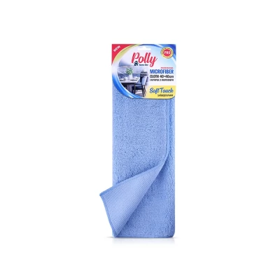 Polly microfiber cloth for glass 40x40cm blue