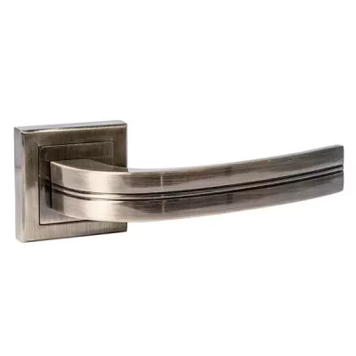 Maner pentru usa P08, p/u usi interne, aluminiu, baza patrata, culoarea bronz antic