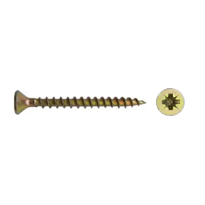 Surub 3,5x25 PZ2 universal pentru lemn, zinc galben, 200 buc.