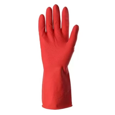 Manusi casnice din latex cu densitate sporita si interior din bumbac 